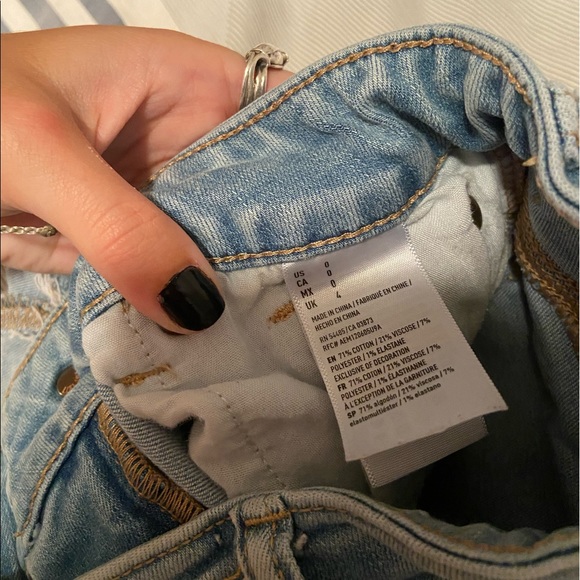 American Eagle high rise jean shorts - Picture 3 of 3